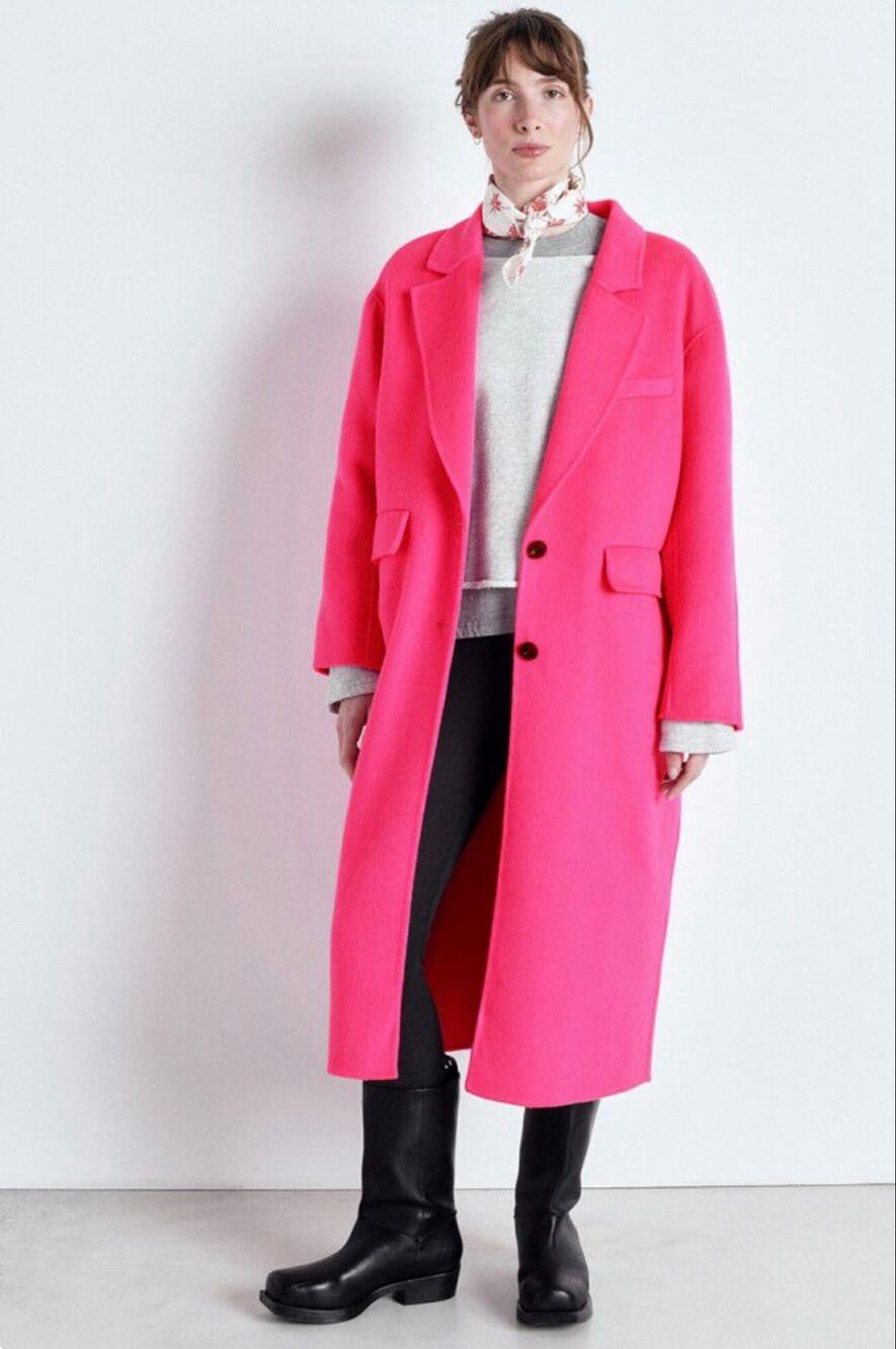 American vintage Hot pink DADOULOVE coat
